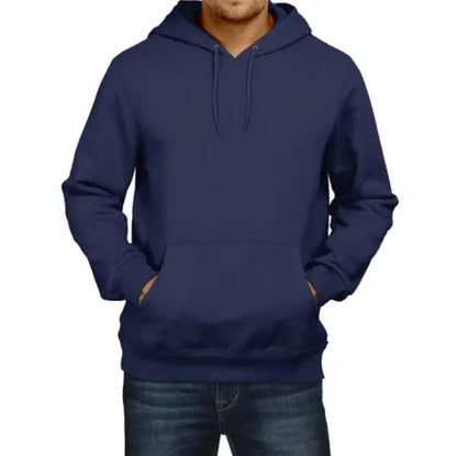 Unisex navy blue hoodie