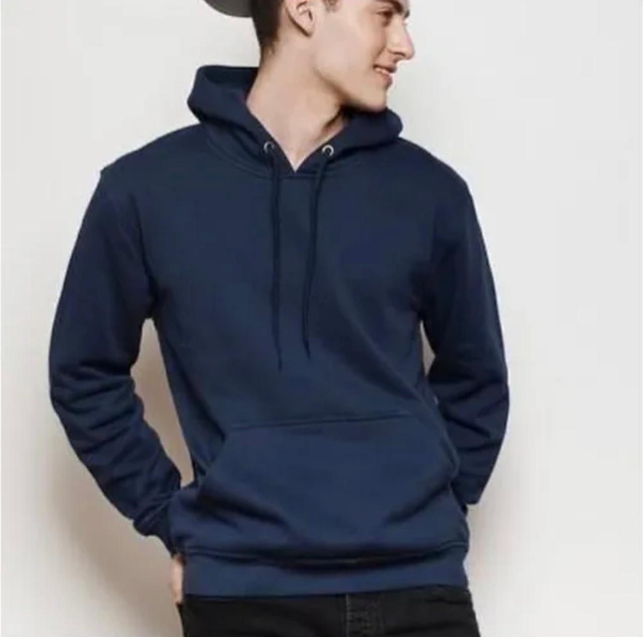 Unisex navy blue hoodie