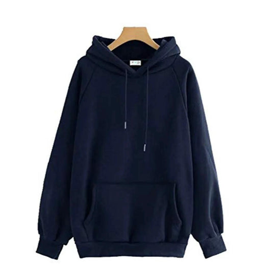 Unisex navy blue hoodie